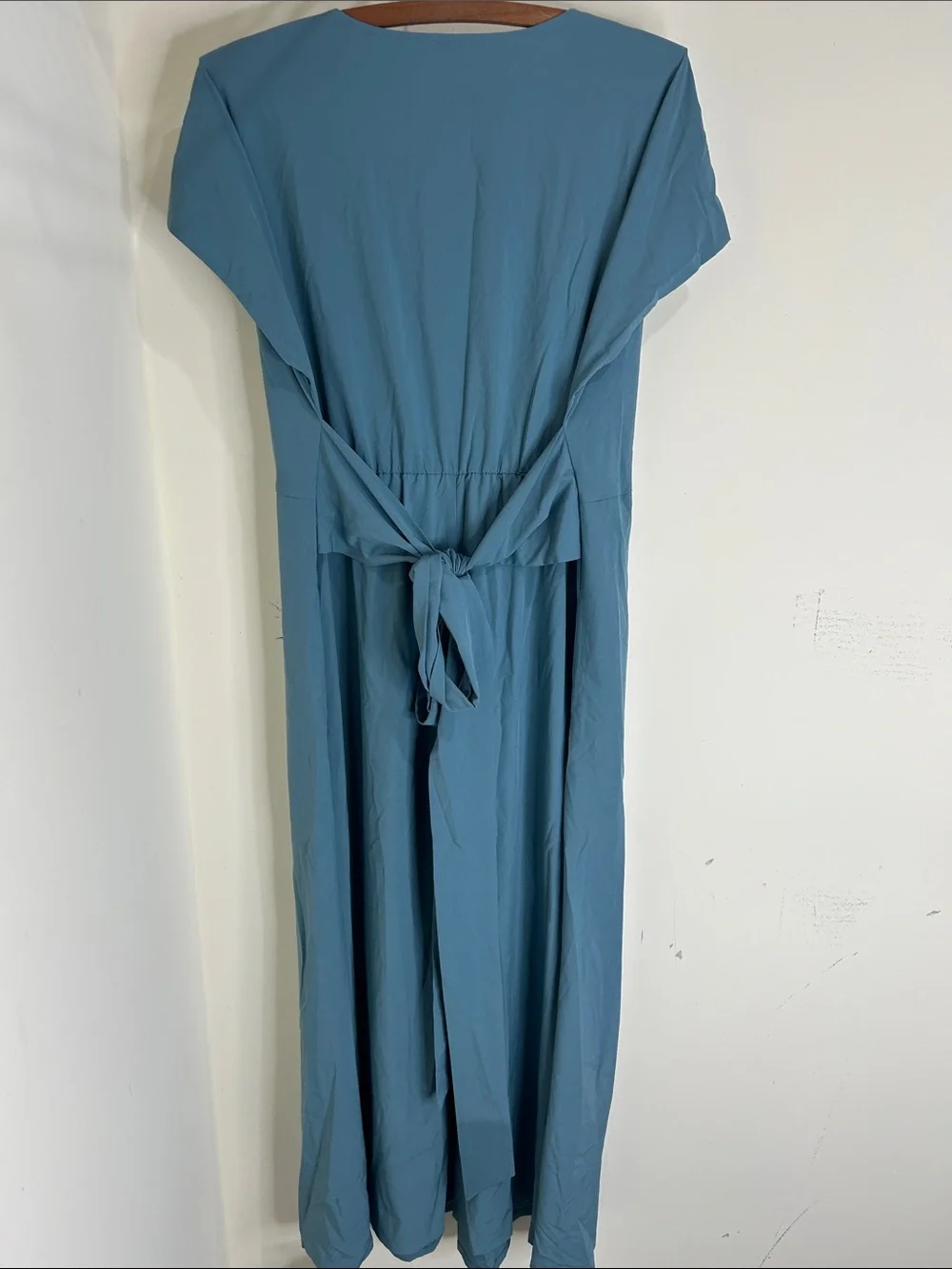 NWT HALARA Breezeful Midi Casual Dress Stone Blue Size XL - Picture 8 of 15